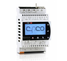 CAREL P+D000UB00EF0R Контроллер для холодильных централей c.PCO Rack, версия "BASIC", без твердотельного реле, RS485, USB, no SSR, монтаж на DIN-рейку, с дисплеем