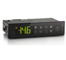 CAREL PBEVC0HCAA Контроллер Easy wide, питание 115-230В, 2 NTC, 2 цифр. входа, звук. сигнал, 4 реле: компрессор, разморозка (16 A), вентилятор, опц. (8 A), RTC, клеммы