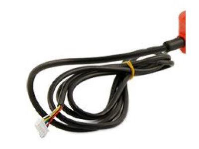 E2VCABS300 Экранированный кабель с соединительным разъемом, IP67, L=3 м