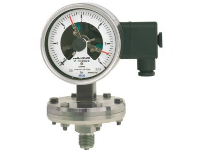 Электроконтактный мембранный манометр - 432.36+8xx, 432.56+8xx